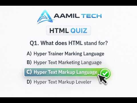 HTML Quiz 🔥| 20 Questions Quiz 💻🔥