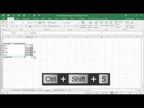 How to Analyze Survey Data Part 3 - Summarize with Pivot Tables and Charts