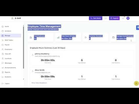 Xshift AI Manager Dashboard Tutorial — How to Build Schedules, Track Hours & Run Your Team Faster