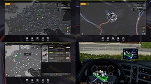 ETS2 - GPS and Map Navigation Mod V1.0 (1.40.x) | Euro Truck Simulator 2 | Mods.club