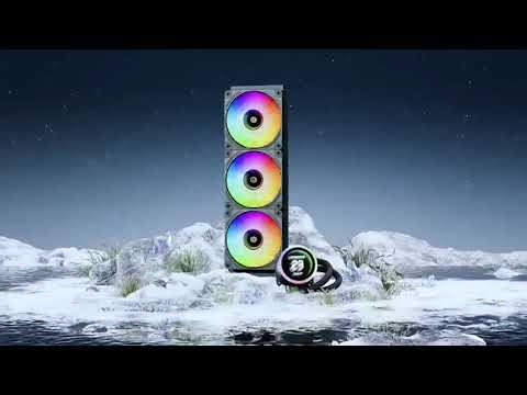 CPU&Liquid Cooler (LCD Screen, 290W TDP, Intel/AMD Compatibility, DIY Animation)