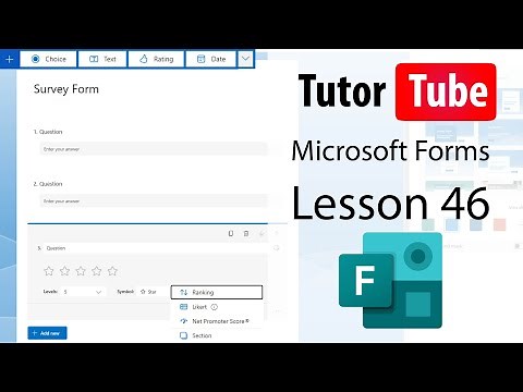 Microsoft Forms - Lesson 46 - Customizing Form Theme