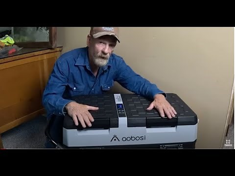 AAOBOSI 12 Volt Car Refrigerator-Portable Fridge Freezer Dual Zone 60 Quart review by BigRigSteve