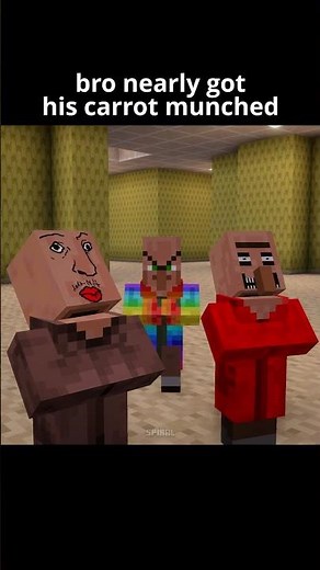 Minecraft Meme - Villager Escape The Backrooms