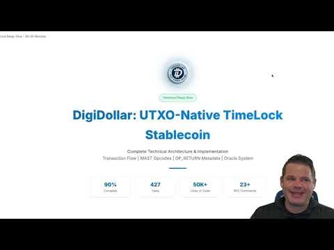 Introducing DigiDollar: World’s 1st UTXO, time-locked, over-collateralized stablecoin built on dgb.
