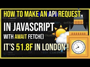 How To Make API Call In JavaScript With Fetch API (Make REST Request)