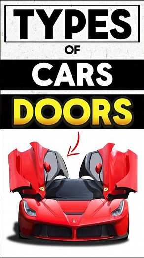 Multiple Types of Cars Doors ⚡