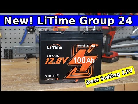 New LiTime 12V Group 24 LiFePO4 Battery! Complete Review