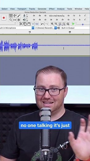 How to remove background noise with Audacity