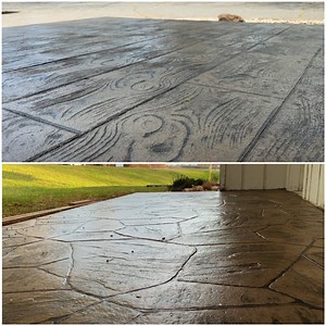 How to form, pour & finish a stamped concrete patio | MetDaan DIY