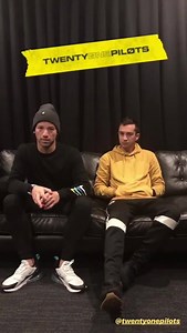 7.1K views · 101 reactions | We caught up with twenty one pilots on their #BanditoTour to ask them a round of quickfire questions! Check it out here or on IGTV @coolaccidents... ||-// | blare | Facebook