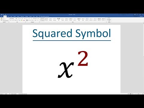 How to Type Squared on a Keyboard and in Word