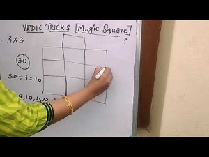 Trick to solve 3*3 magic square (Useful for kids)