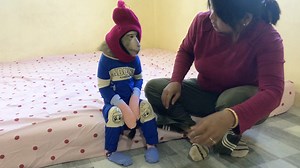 34K views · 904 reactions | Handsome Jason Shy Wear Socks & Knitted Balaclava To Look Reply Mom | Monkey Jason | Facebook