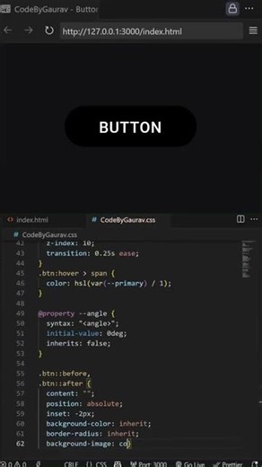 🔥 Animated Button With Hover Effects Using HTML & CSS