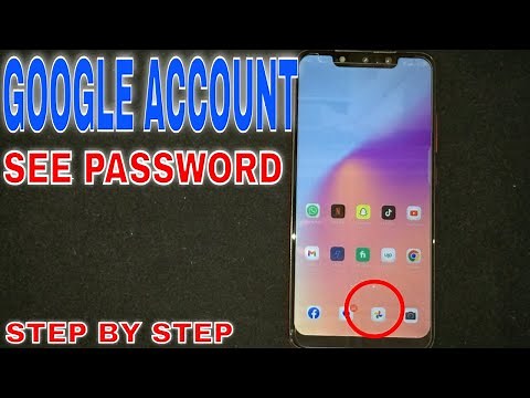 ✅ How To See Your Google Account Password 🔴