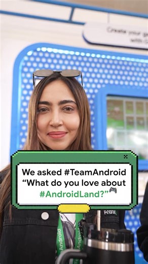 Google India on Instagram: "#TeamAndroid making us smile with these reasons, ngl 🥹 Watch to see what they loved about #DelhiAndroidLand 💚 📍Delhi Catch it next at Bengaluru Comic Con on 20th and 21st December"