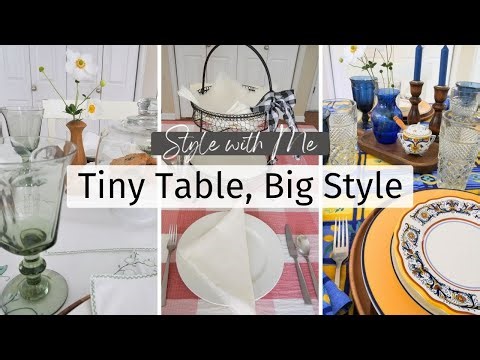 Small Kitchen Table? Try these Styling Tips to Instantly Elevate Your Space