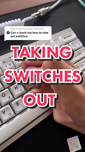 How to Remove Keyboard Switches Without a Switch Puller