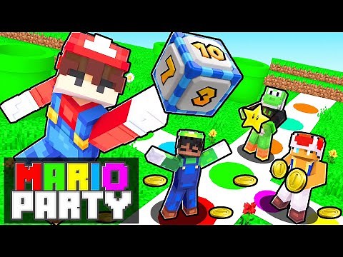 Playing Super MARIO PARTY In Minecraft!