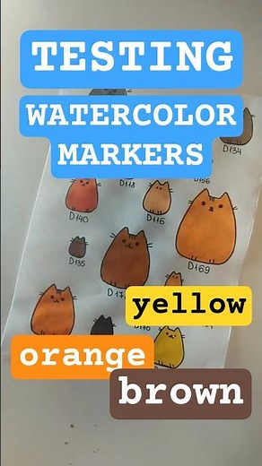 You can test markers in a fun way. Cats will help you.