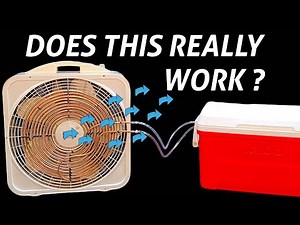 Homemade Air Conditioner! Tested!