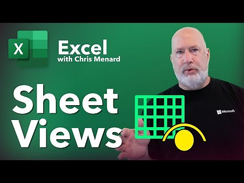 Create and Share Sheet Views in Excel