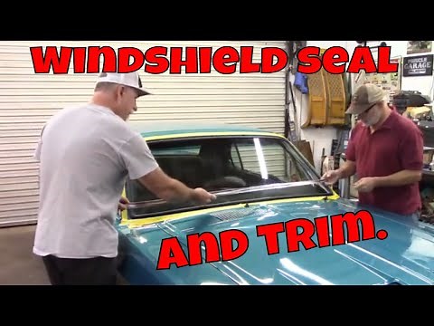 Windshield seal and trim. Classic mustang windshield trim. Jade part 101