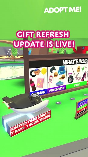 🎁 Gift Refresh update is live! 🎁✨Read full update notes on our blog: playadopt.me/blog! #robloxadoptme