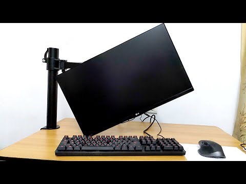 Amazon Basics Monitor Arm / Stand - Setup