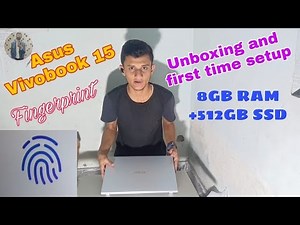 Asus vivobook 15 unboxing and setup | Asus laptop first time setup🔥| Laptop under 45K