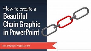 How to Draw PowerPoint Chain – Presentation Process | Creative Presentation Ideas