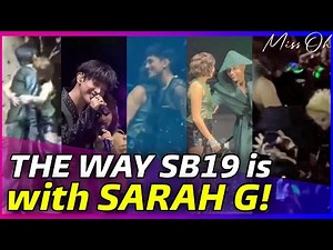SB19's ACTIONS towards SARAH G show how much they respect her!