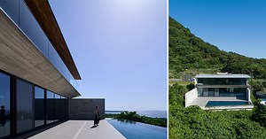 apollo architects's 'INFINITY' house captures unimpeded views of mountainous area in japan