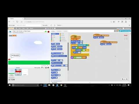 How to make a Plane Game on Scratch