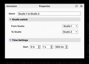 Studio switch events - Keyshot Manual