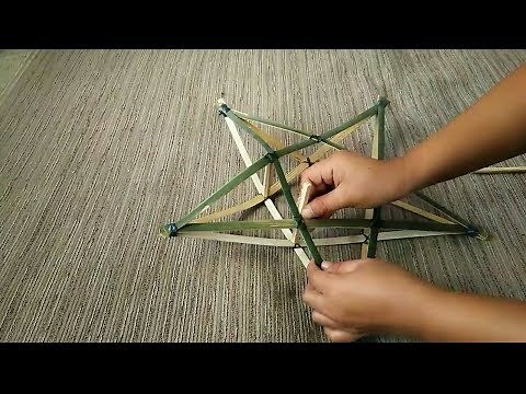 DIY #1 Christmas lantern | how to make parol or star lantern in easy steps