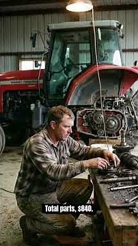 They thought he wouldn't check their work #tractor #repair #scam