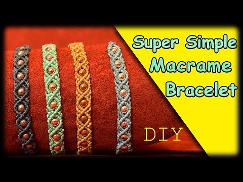 Macrame Tutorial | Easy and Fast Macrame Bracelet Tutorial for Beginners | DIY
