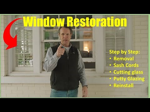 How to Restore a Historic Wooden Window—Step by Step