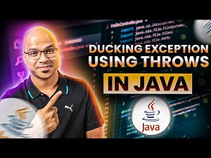 #82 Ducking Exception using throws in Java