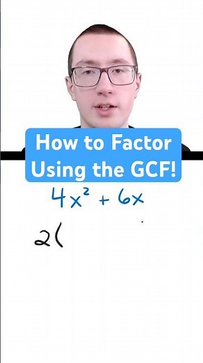 How to Factor Using the GCF!
