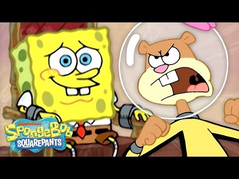 Every Time Sandy Rescued SpongeBob 🐿️ | 60 Minute Compilation | SpongeBob