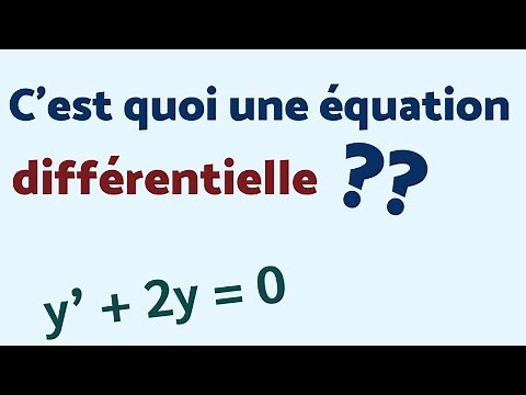 WHAT IS A DIFFERENTIAL EQUATION?
