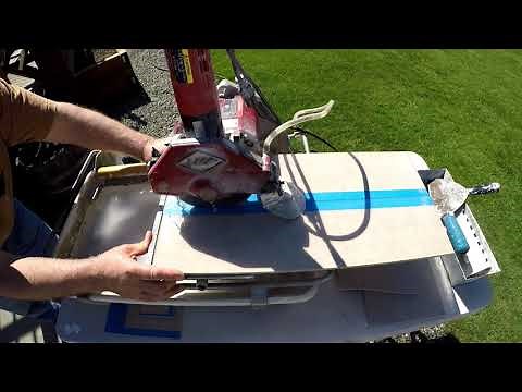 How To Install A 12"x24" TILE Backsplash PART 1