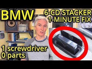 BMW 6-CD STACKER FIX IN ONE MINUTE