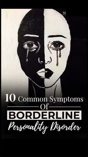 10 Common Symptoms Of BORDERLINE Personality Disorder #psychologyfacts #motivationshorts