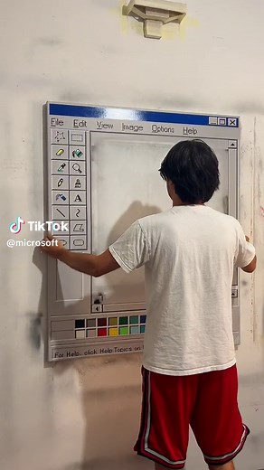 the art museums are calling 🎨 by @AF #Microsoft #FYP #Painting #MSPaint #MicrosoftPaint #Art