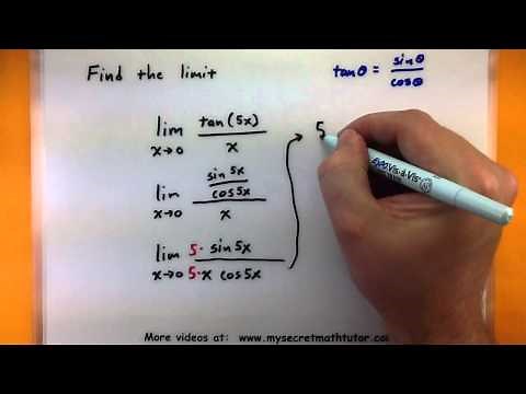 Calculus - How to find trigonometric limits using sin(x)/x