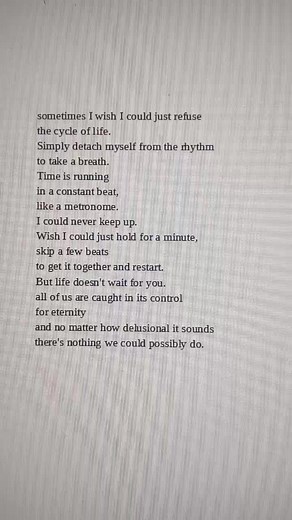 The Rhythm of Life: Poem About Pain, Time, Anxiety, and Depression